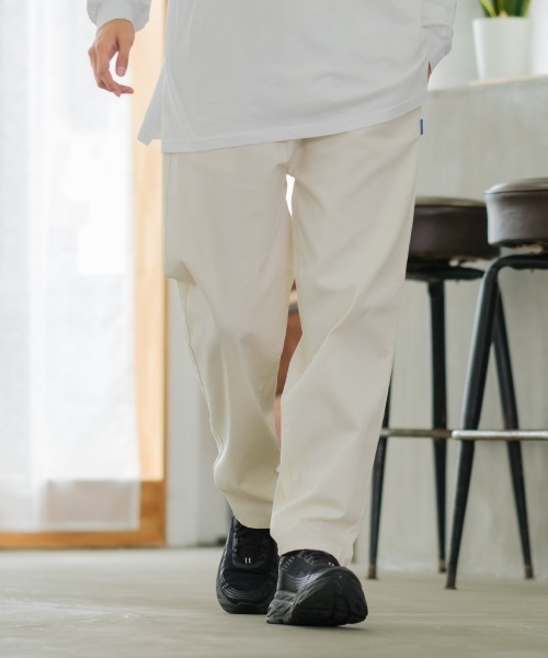 SIDEWAY STANCE（サイドウェイスタンス）の「【SIDEWAY STANCE】バルーンシルエット イージー シェフパンツ（チノパンツ・メンズ・ブラック/ベージュ/オフホワイト/カーキ/ネイビー/ブルーグレー/A・MEDIUM/LARGE/X-LARGE）」の2枚目の写真