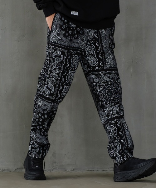 SIDEWAY STANCE（サイドウェイスタンス）の「【SIDEWAY STANCE】バルーンシルエット イージー シェフパンツ（チノパンツ・メンズ・ブラック/ベージュ/オフホワイト/カーキ/ネイビー/ブルーグレー/A・MEDIUM/LARGE/X-LARGE）」の7枚目の写真