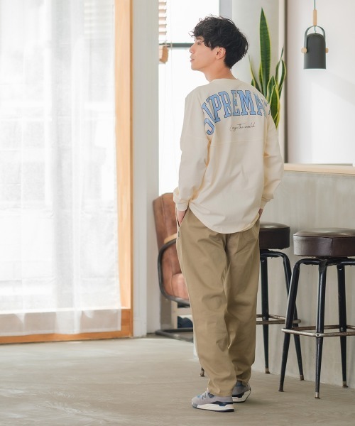 SIDEWAY STANCE（サイドウェイスタンス）の「【SIDEWAY STANCE】バルーンシルエット イージー シェフパンツ（チノパンツ・メンズ・ブラック/ベージュ/オフホワイト/カーキ/ネイビー/ブルーグレー/A・MEDIUM/LARGE/X-LARGE）」の13枚目の写真