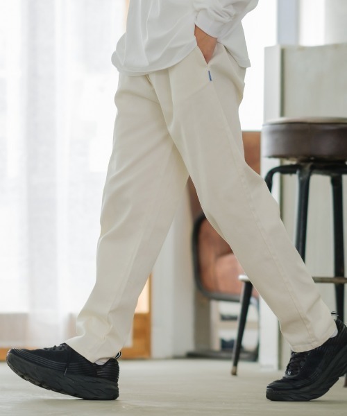 SIDEWAY STANCE（サイドウェイスタンス）の「【SIDEWAY STANCE】バルーンシルエット イージー シェフパンツ（チノパンツ・メンズ・ブラック/ベージュ/オフホワイト/カーキ/ネイビー/ブルーグレー/A・MEDIUM/LARGE/X-LARGE）」の10枚目の写真