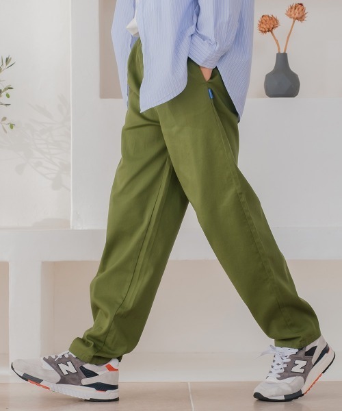 SIDEWAY STANCE（サイドウェイスタンス）の「【SIDEWAY STANCE】バルーンシルエット イージー シェフパンツ（チノパンツ・メンズ・ブラック/ベージュ/オフホワイト/カーキ/ネイビー/ブルーグレー/A・MEDIUM/LARGE/X-LARGE）」の8枚目の写真