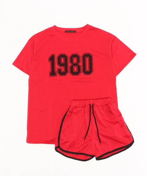 おしゃれスタ（オシャレスタ）の「レジャーラウンジ スポーツセットアップルームウェア（その他ルームウェア・レディース・ブラック/レッド/ブルー/グリーン・M/L/XL）」の8枚目の写真