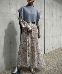 &g'aime | 【&g’aime】バックロングニットベスト(ニット/セーター)