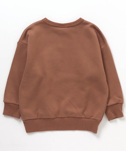 BREEZE(ブリーズ)の「2柄フードトレーナー(スウェット・キッズ・ブラウン/グレー・150/130/140/100/90/110/120)」の4枚目の写真