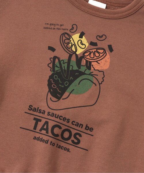 BREEZE(ブリーズ)の「2柄フードトレーナー(スウェット・キッズ・ブラウン/グレー・150/130/140/100/90/110/120)」の11枚目の写真