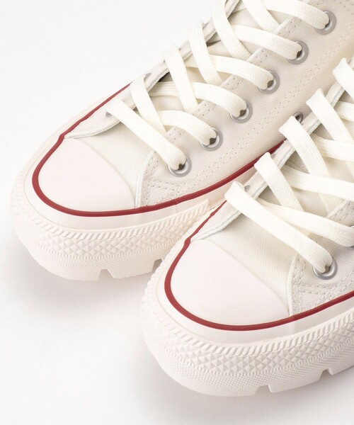 FREAK'S STORE（フリークスストア）の「CONVERSE/コンバース ALL STAR CHUNKY OX/オールスターチャンキーオックス(厚底スニーカー、トラックソールスニーカー)（スニーカー・レディース・ホワイト/ブラック・23.5cm/24.5cm）」の11枚目の写真