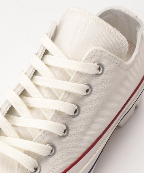 FREAK'S STORE（フリークスストア）の「CONVERSE/コンバース ALL STAR CHUNKY OX/オールスターチャンキーオックス(厚底スニーカー、トラックソールスニーカー)（スニーカー・レディース・ホワイト/ブラック・23.5cm/24.5cm）」の4枚目の写真