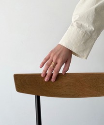 CANAL JEAN | Pt(ピーティー) ダブルラインリング(リング)