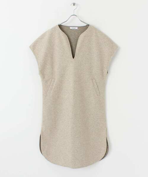 URBAN RESEARCH Sonny Label（アーバンリサーチサニーレーベル）の「メルトンジャージカフタンワンピース（ワンピース・レディース・チャコールグレー/ライトベージュ/グレー・FREE）」の19枚目の写真