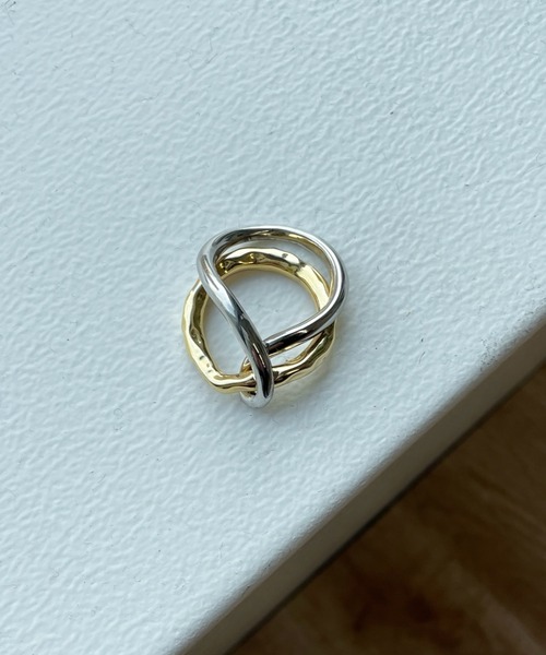 DouDou（ドゥドゥ）の「2連MIXリング（リング・レディース・その他・FREE）」の5枚目の写真