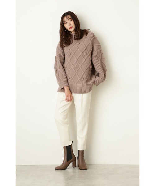 JILL STUART（ジルスチュアート）の「◆ニコルパンツ（その他パンツ・レディース・ホワイト/グリーン・2/0）」の16枚目の写真