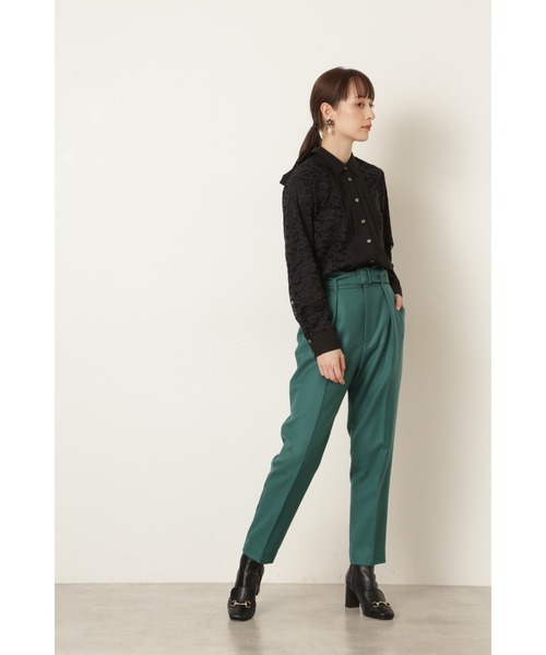 JILL STUART（ジルスチュアート）の「◆ニコルパンツ（その他パンツ・レディース・ホワイト/グリーン・2/0）」の12枚目の写真