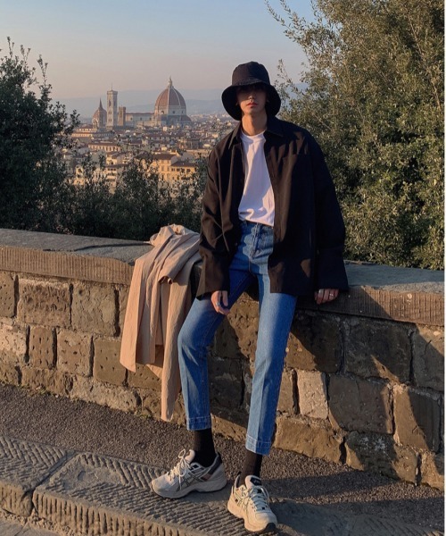 ASCLO(エジュクロ)の「ASCLO モネマヘルロングカフスシャツ(シャツ/ブラウス・メンズ・ホワイト/ブラック・FREE)」の3枚目の写真