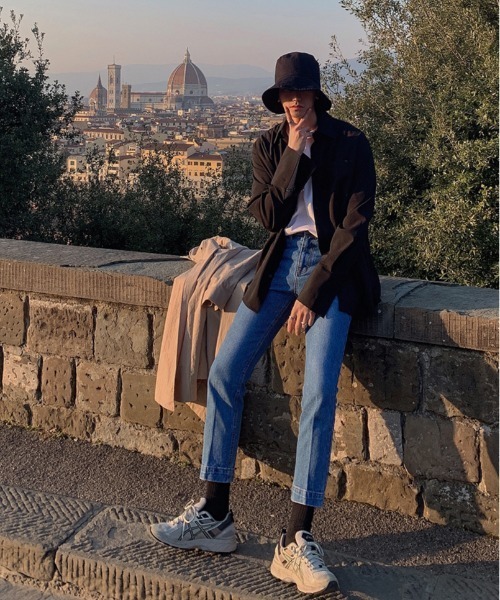 ASCLO(エジュクロ)の「ASCLO モネマヘルロングカフスシャツ(シャツ/ブラウス・メンズ・ホワイト/ブラック・FREE)」の5枚目の写真