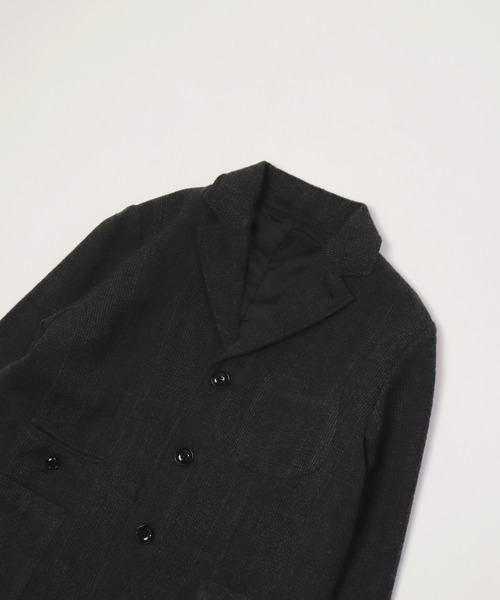 OMNIGOD（オムニゴッド）の「[OMNIGOD womens / オムニゴッド] 縮絨ウール オフィサージャケット（テーラードジャケット・レディース・チャコールグレー/ブラウン・2/3）」の14枚目の写真