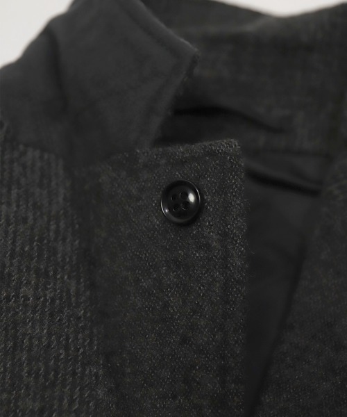 OMNIGOD（オムニゴッド）の「[OMNIGOD womens / オムニゴッド] 縮絨ウール オフィサージャケット（テーラードジャケット・レディース・チャコールグレー/ブラウン・2/3）」の16枚目の写真