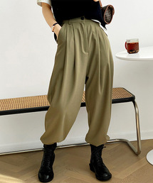 c.u.l | 【c.u.l:w】ハイウエストルーズタックパンツ culw128(スラックス)