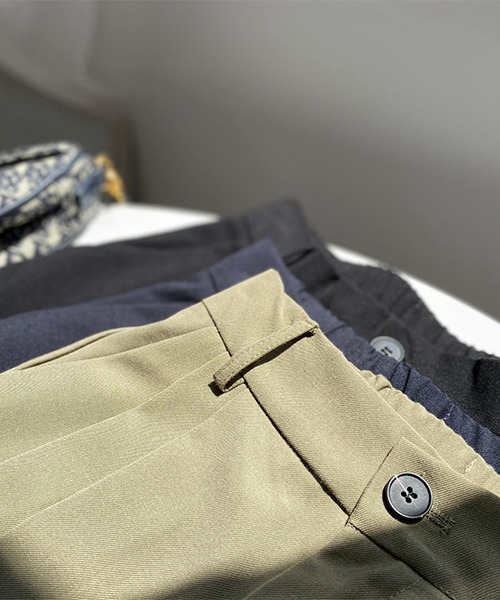 c.u.l（シーユーエル）の「【c.u.l:w】ハイウエストルーズタックパンツ culw128（スラックス・レディース・カーキ/ブラック/ネイビー・L/M）」の13枚目の写真