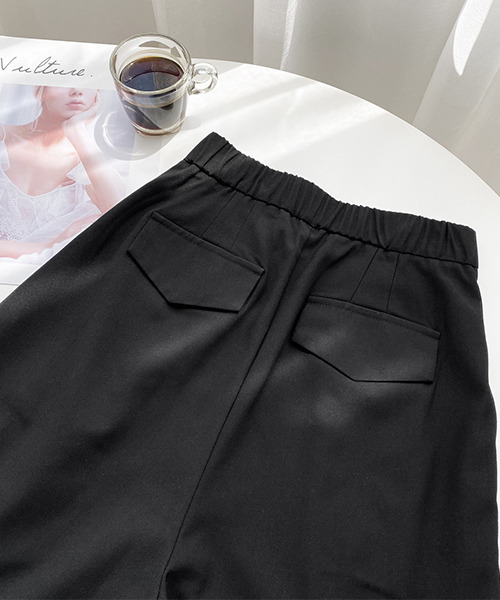 c.u.l（シーユーエル）の「【c.u.l:w】ハイウエストルーズタックパンツ culw128（スラックス・レディース・カーキ/ブラック/ネイビー・L/M）」の22枚目の写真