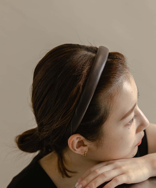 SMELLY（スメリー）の「プックリカチューシャ（カチューシャ・レディース・ブラック/ブラウン・-）」の5枚目の写真