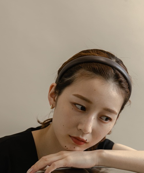 SMELLY（スメリー）の「プックリカチューシャ（カチューシャ・レディース・ブラック/ブラウン・-）」の6枚目の写真