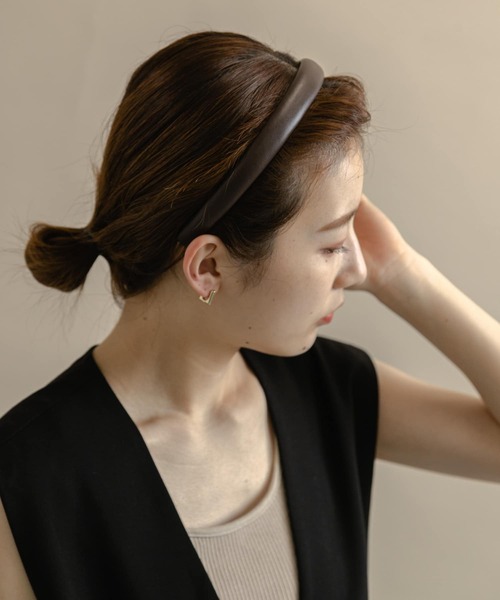 SMELLY（スメリー）の「プックリカチューシャ（カチューシャ・レディース・ブラック/ブラウン・-）」の9枚目の写真