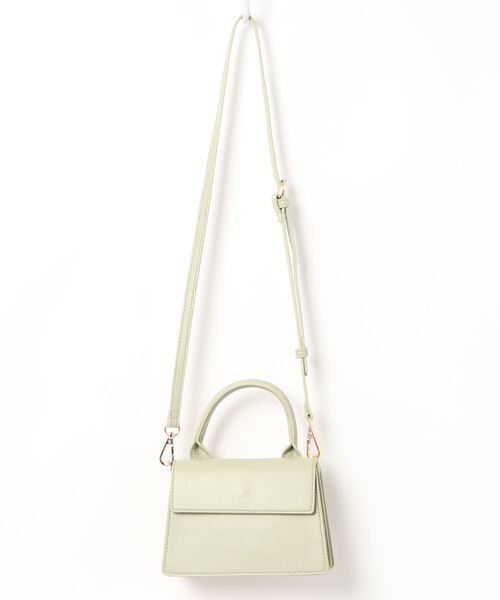 N.（N. Natural Beauty Basic）（エヌエヌナチュラルビューティーベーシック）の「ウォレット付ミニショルダーバッグ（ショルダーバッグ・レディース・レッド/ライトグリーン・ﾌﾘ-）」の3枚目の写真