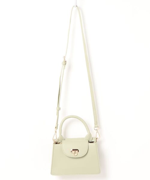 N.（N. Natural Beauty Basic）（エヌエヌナチュラルビューティーベーシック）の「ウォレット付ミニショルダーバッグ（ショルダーバッグ・レディース・レッド/ライトグリーン・ﾌﾘ-）」の9枚目の写真