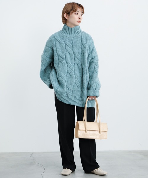 select MOCA（セレクトモカ）の「クラシカルショルダーバッグ（ショルダーバッグ・レディース・ブラック/ブラウン/アイボリー・FREE）」の5枚目の写真