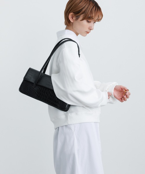 select MOCA（セレクトモカ）の「クラシカルショルダーバッグ（ショルダーバッグ・レディース・ブラック/ブラウン/アイボリー・FREE）」の7枚目の写真