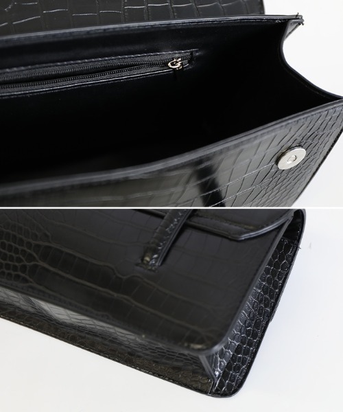 select MOCA（セレクトモカ）の「クラシカルショルダーバッグ（ショルダーバッグ・レディース・ブラック/ブラウン/アイボリー・FREE）」の18枚目の写真