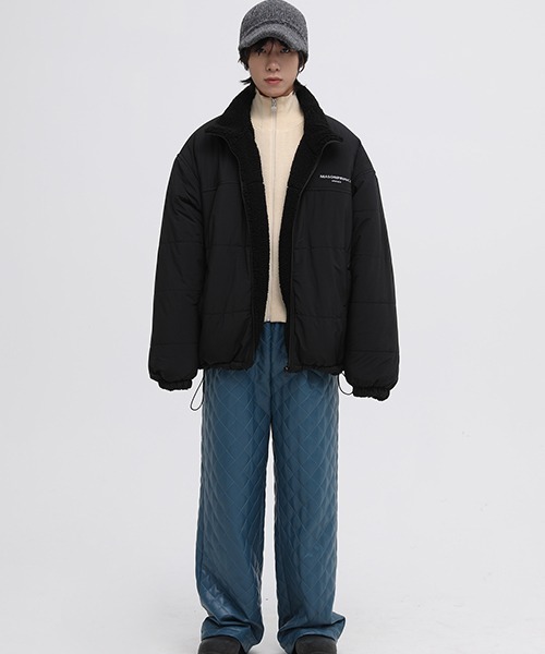 MASONPRINCE(メイソンプリンス)の「【MASONPRINCE】Reversible hem drawcord bore jacket WT0979(ブルゾン・メンズ・ブルー/ブラック/アイボリー・L/S/M)」の17枚目の写真