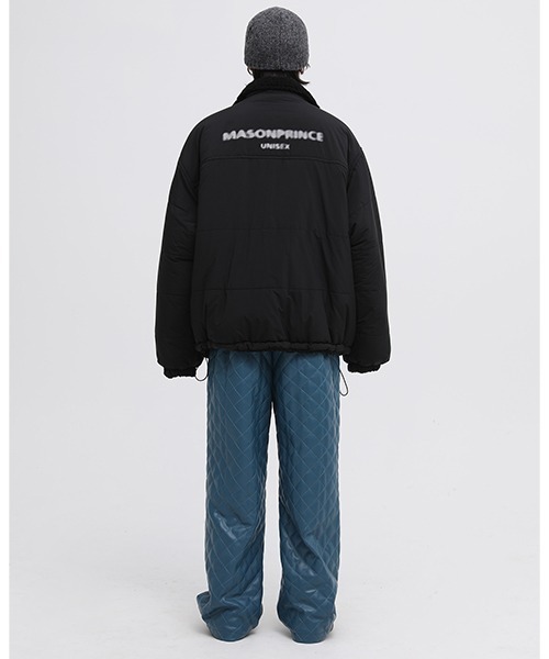 MASONPRINCE(メイソンプリンス)の「【MASONPRINCE】Reversible hem drawcord bore jacket WT0979(ブルゾン・メンズ・ブルー/ブラック/アイボリー・L/S/M)」の21枚目の写真