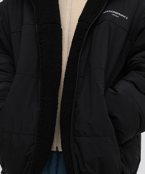 MASONPRINCE(メイソンプリンス)の「【MASONPRINCE】Reversible hem drawcord bore jacket WT0979(ブルゾン・メンズ・ブルー/ブラック/アイボリー・L/S/M)」の22枚目の写真