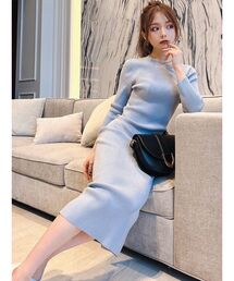 RESEXXY | リブニットワンピース(ワンピース)