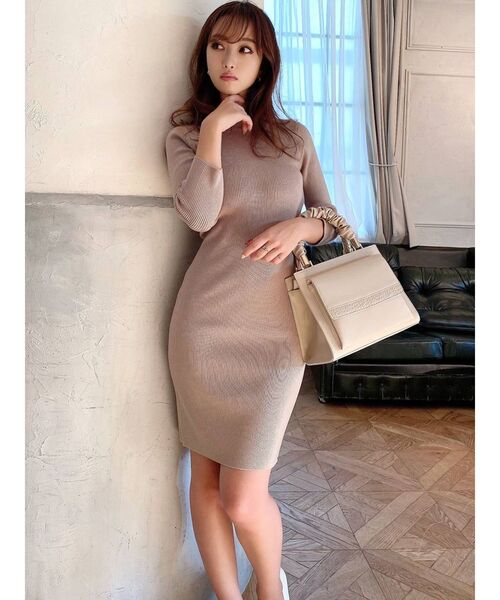 RESEXXY（リゼクシー）の「リブニットワンピース（ワンピース・レディース・ブラック/ベージュ/ブルー/その他/その他1・SMALL/MEDIUM）」の16枚目の写真