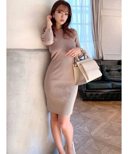 RESEXXY（リゼクシー）の「リブニットワンピース（ワンピース・レディース・ブラック/ベージュ/ブルー/その他/その他1・SMALL/MEDIUM）」の18枚目の写真