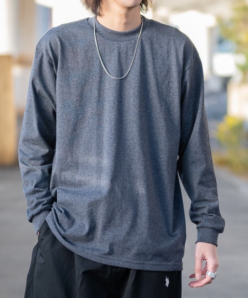 PRO CLUB (プロクラブ)の「【22】PROCLUB ヘビーウェイトロングスリーブTシャツ(Tシャツ/カットソー・メンズ・ブラック/ホワイト/グレー/ネイビー/グリーン/レッド/チャコールグレー・MEDIUM/X-LARGE/LARGE)」の12枚目の写真