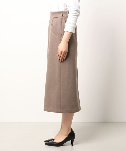 Te chichi(テチチ)の「メルトン台形スカート(スカート・レディース・ピンク/モカ/ネイビー・SMALL/MEDIUM)」の5枚目の写真