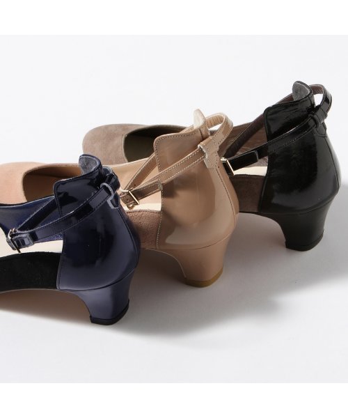 LE TALON（ルタロン）の「◇4cmレザーネックベルトパンプス（パンプス・レディース・ブラック/ベージュ/ピンク・36/37/36.5/35.5/37.5/35）」の5枚目の写真