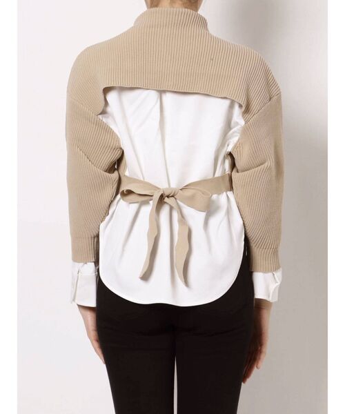 EMODA(エモダ)の「ハイネックドッキングニット(ニット/セーター・レディース・ブラック/ベージュ/ライム・FREE)」の17枚目の写真