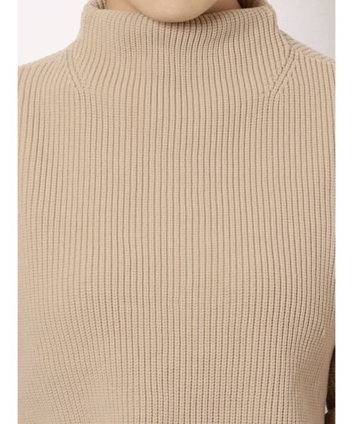 EMODA(エモダ)の「ハイネックドッキングニット(ニット/セーター・レディース・ブラック/ベージュ/ライム・FREE)」の18枚目の写真