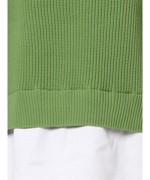 EMODA(エモダ)の「ハイネックドッキングニット(ニット/セーター・レディース・ブラック/ベージュ/ライム・FREE)」の22枚目の写真