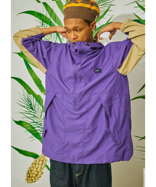 AlexanderLeeChang（アレキサンダーリーチャン）の「BIG ANORAK　AC-032202（マウンテンパーカー・メンズ・パープル/ブラック/イエロー・3/2）」の16枚目の写真