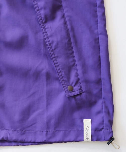 AlexanderLeeChang（アレキサンダーリーチャン）の「BIG ANORAK　AC-032202（マウンテンパーカー・メンズ・パープル/ブラック/イエロー・3/2）」の8枚目の写真