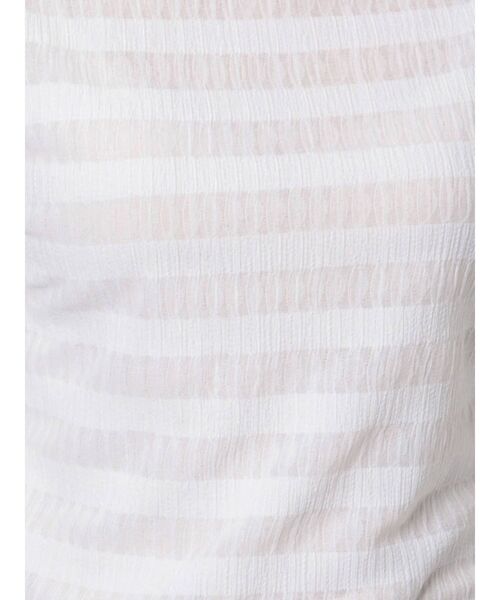 EMODA（エモダ）の「シースルーハイネックトップ（Tシャツ/カットソー・レディース・ブラック/その他/その他1/ホワイト・FREE）」の6枚目の写真