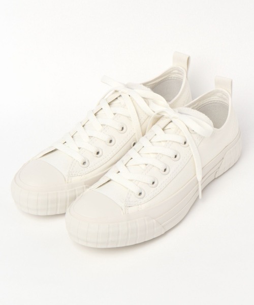 studio CLIP(スタディオクリップ)の「【CONVERS】ALL STAR RIBBEDSOLE MN OX(スニーカー・レディース・ホワイト/ブラック・LARGE/MEDIUM)」の2枚目の写真
