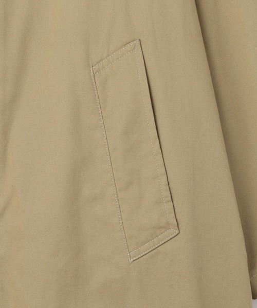 DANTON（ダントン）の「DANTON | コットンツイル ステンカラーコート WOMEN（ステンカラーコート・レディース・ベージュ/グレイッシュベージュ・36）」の12枚目の写真