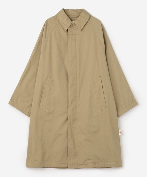 DANTON（ダントン）の「DANTON | コットンツイル ステンカラーコート WOMEN（ステンカラーコート・レディース・ベージュ/グレイッシュベージュ・36）」の5枚目の写真