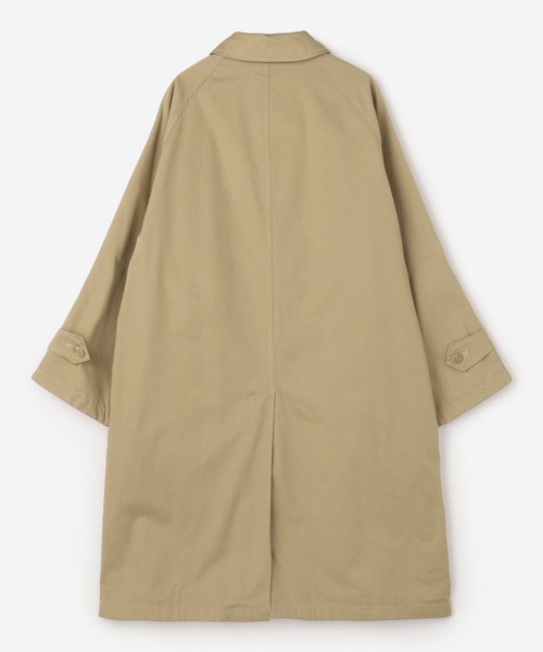 DANTON（ダントン）の「DANTON | コットンツイル ステンカラーコート WOMEN（ステンカラーコート・レディース・ベージュ/グレイッシュベージュ・36）」の8枚目の写真